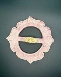 Ceramic buckle (Soft pink)